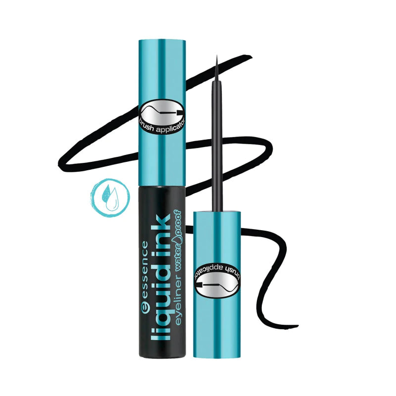 Essence Black Liquid Ink Waterproof Eyeliner, 3 Ml