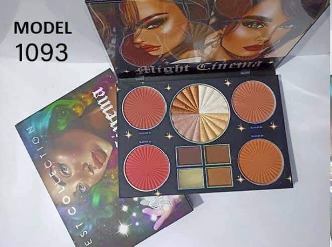 Might Cinema Best Collection Palette of Eyeshadow Glitter, Blusher, Highlighter & Eyebrow -36 COLOR