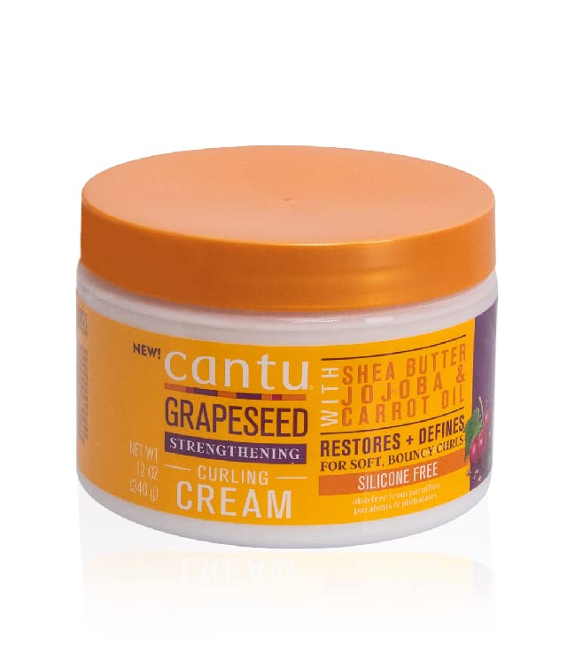 Cantu Grapeseed Strengthening Curling Cream - 340ml