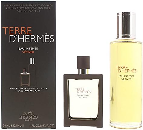 Terre D'Hermes for Men Eau Intense Vetiver- EDP - 30ml & 125ml Refill (SET)