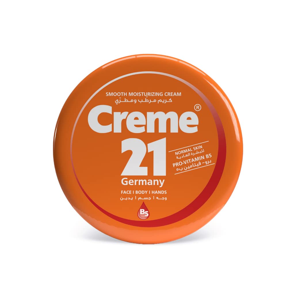 Creme 21 Smooth Moisturizing Cream – Normal Skin – With Pro-Vitamin B5 - 250ml