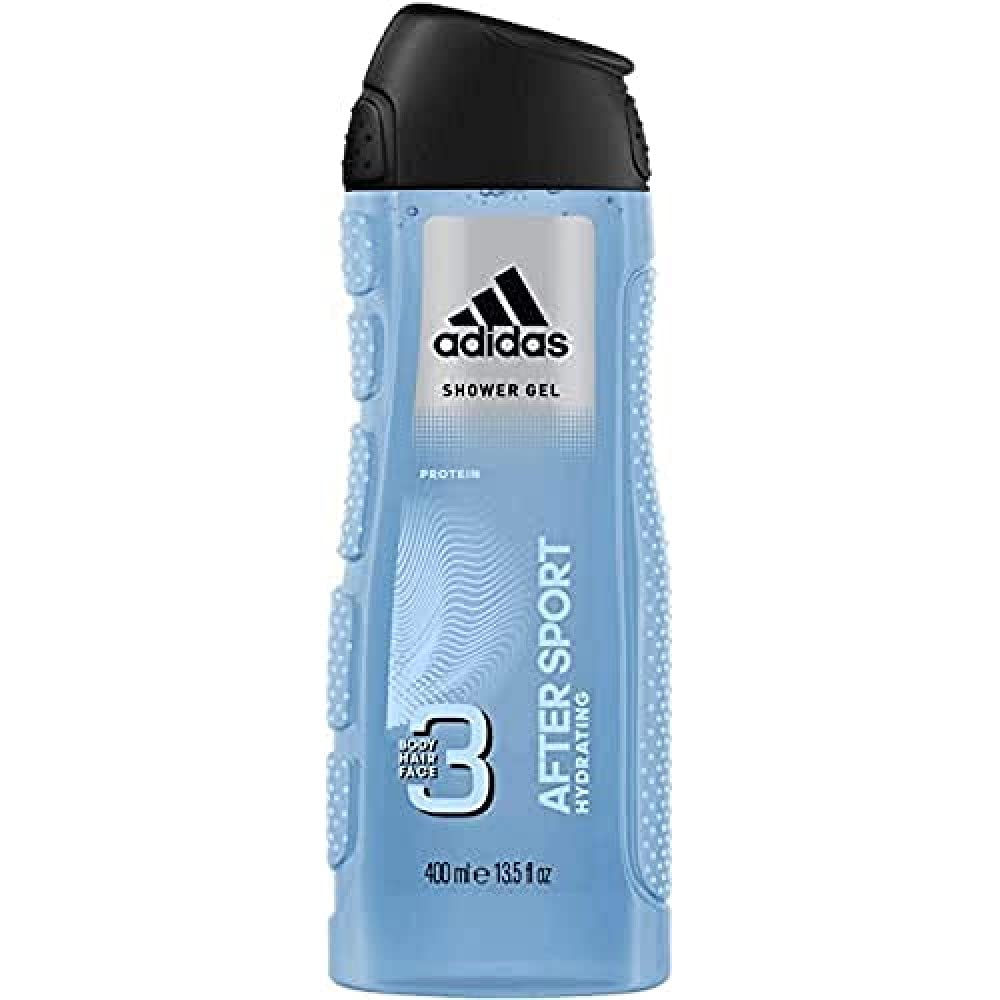 Adidas After Sport 3 In 1 Body, Hair & Face Protein Hydrating Shower Gel-400ml