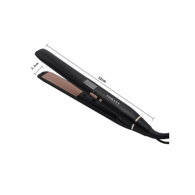 Sokany Hair Straightener, Black