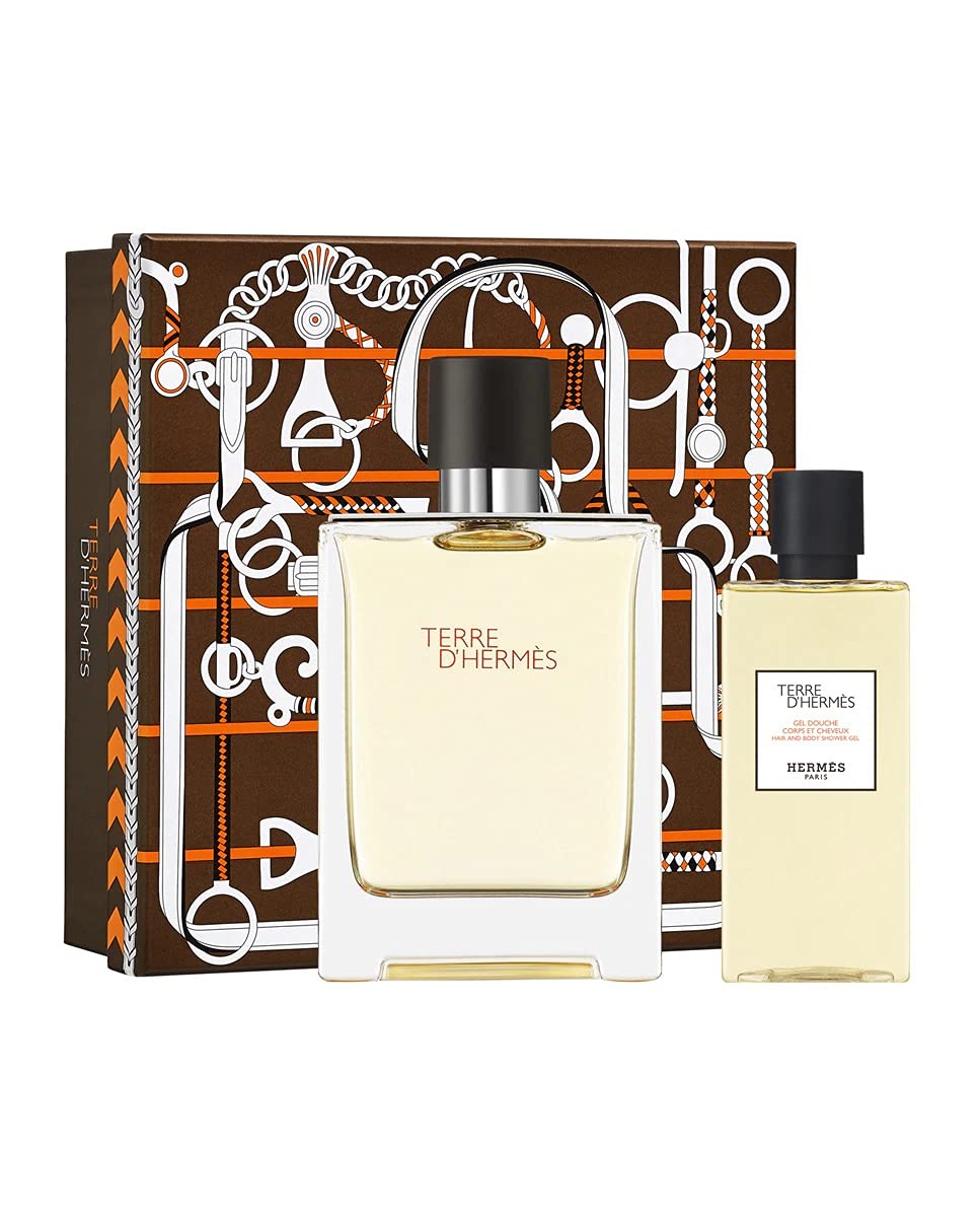 Terre d'Hermès for Men EDT 100ml with body shower Gel 80ml