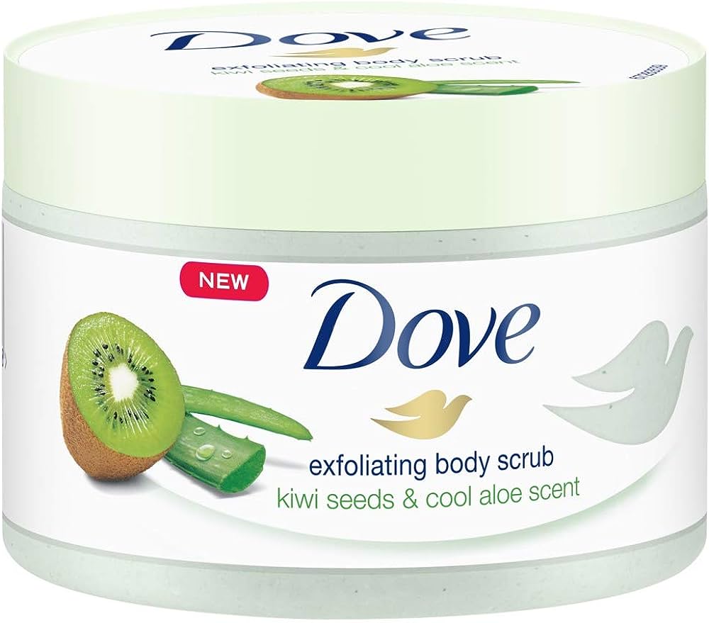 Dove Exfoliating Body Polish Kiwi & Cool Aloe Scent Body Scrub