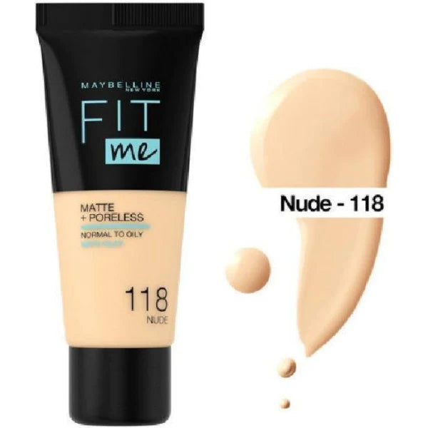 Maybelline Fit Me Matte Foundation - No : 118