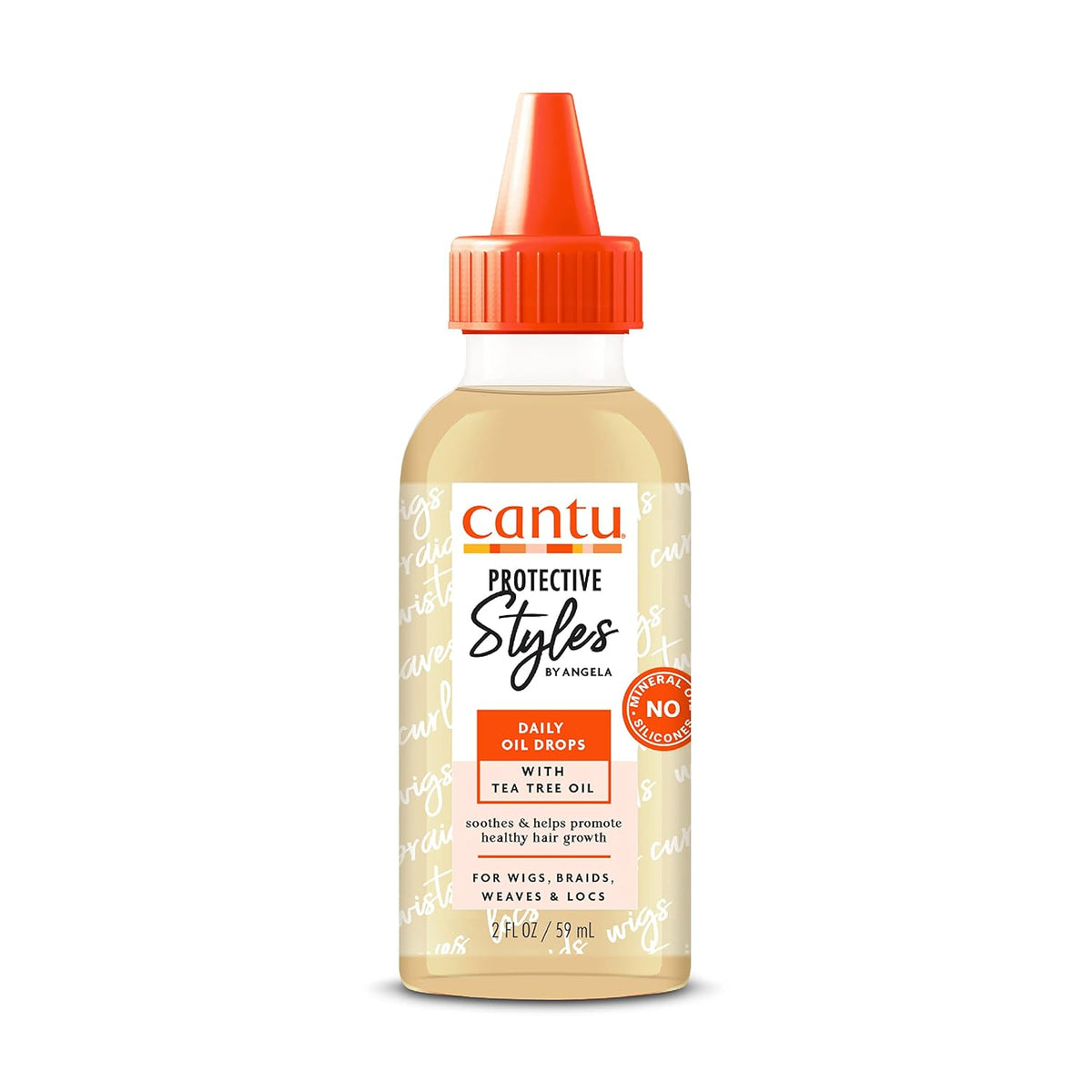 Cantu Protective Styles Hair growth by Angela Daily Oil Drops with Tea Tree Oil-59ml