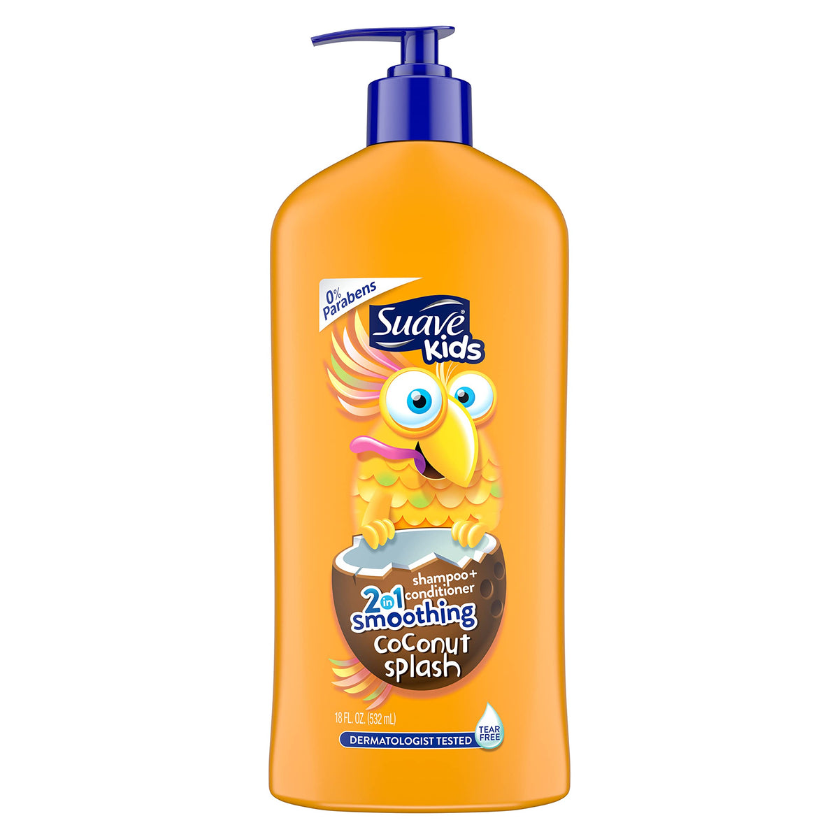 Suave Kids 2In1 Shampoo & Conditioner Smoothing Coconut Splash -532ml