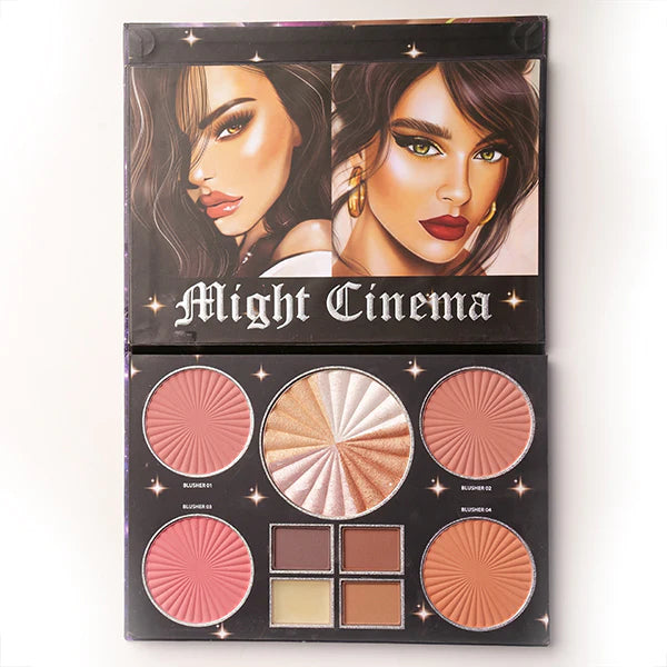 Might Cinema Best Collection Palette of Eyeshadow Glitter, Blusher, Highlighter & Eyebrow -36 COLOR