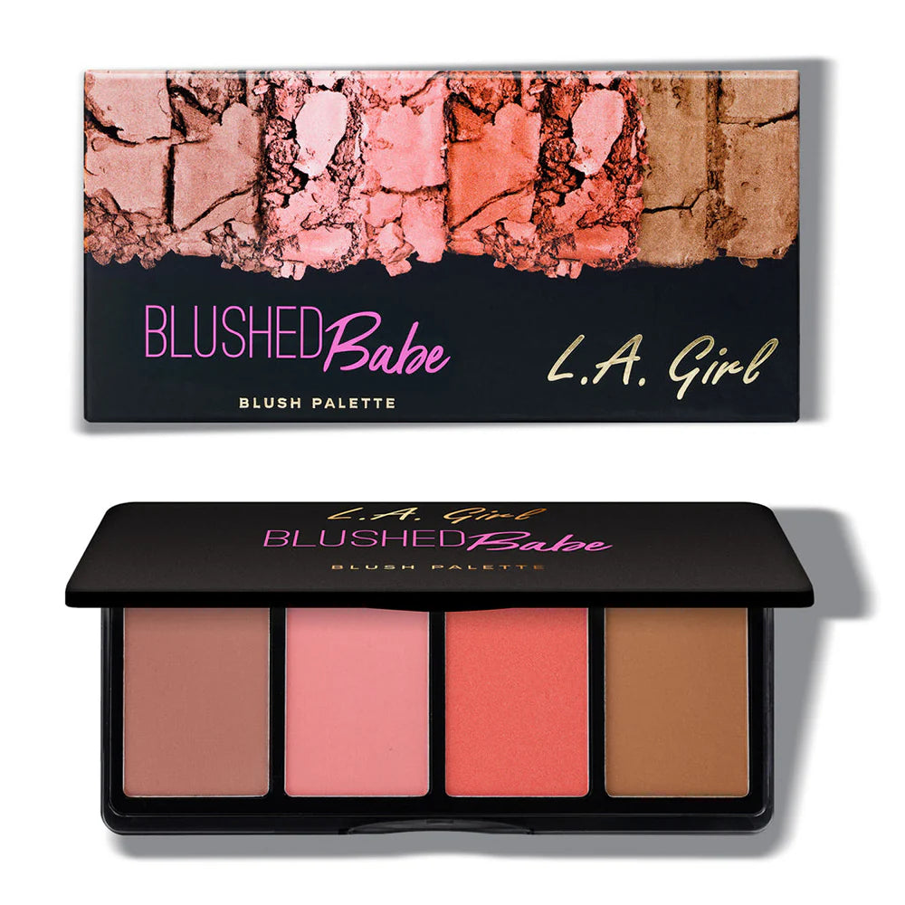 Blusher Palette "Blushed Babe" by L.A Girl - 4 Colors