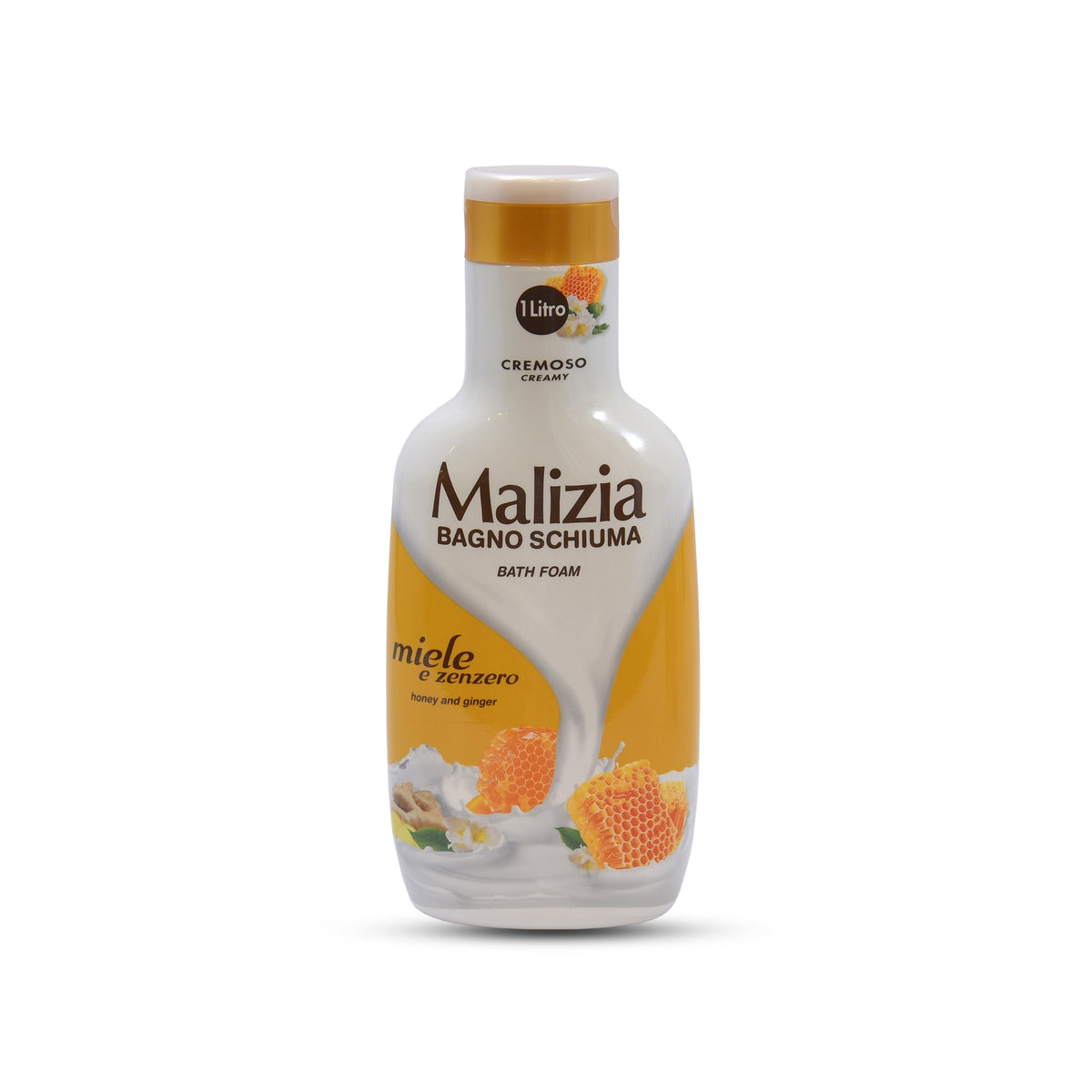 Malizia Bath-Foam - Honey and Ginger -1000ml