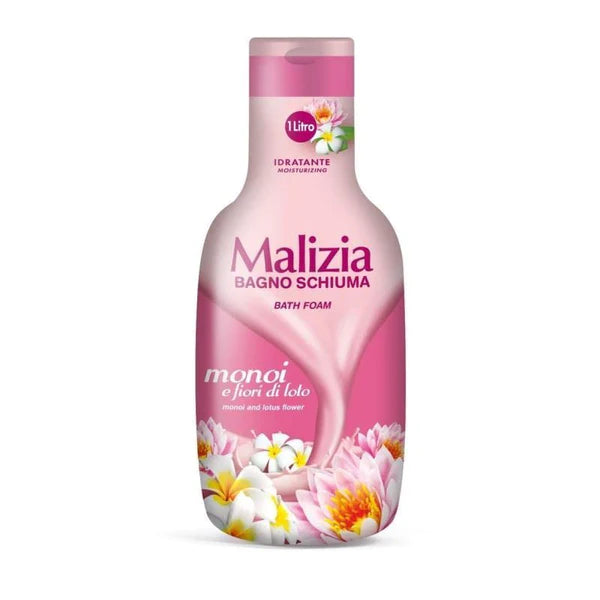 Malizia Bath-Foam - Monoi and Lotus Flowers -1000ml