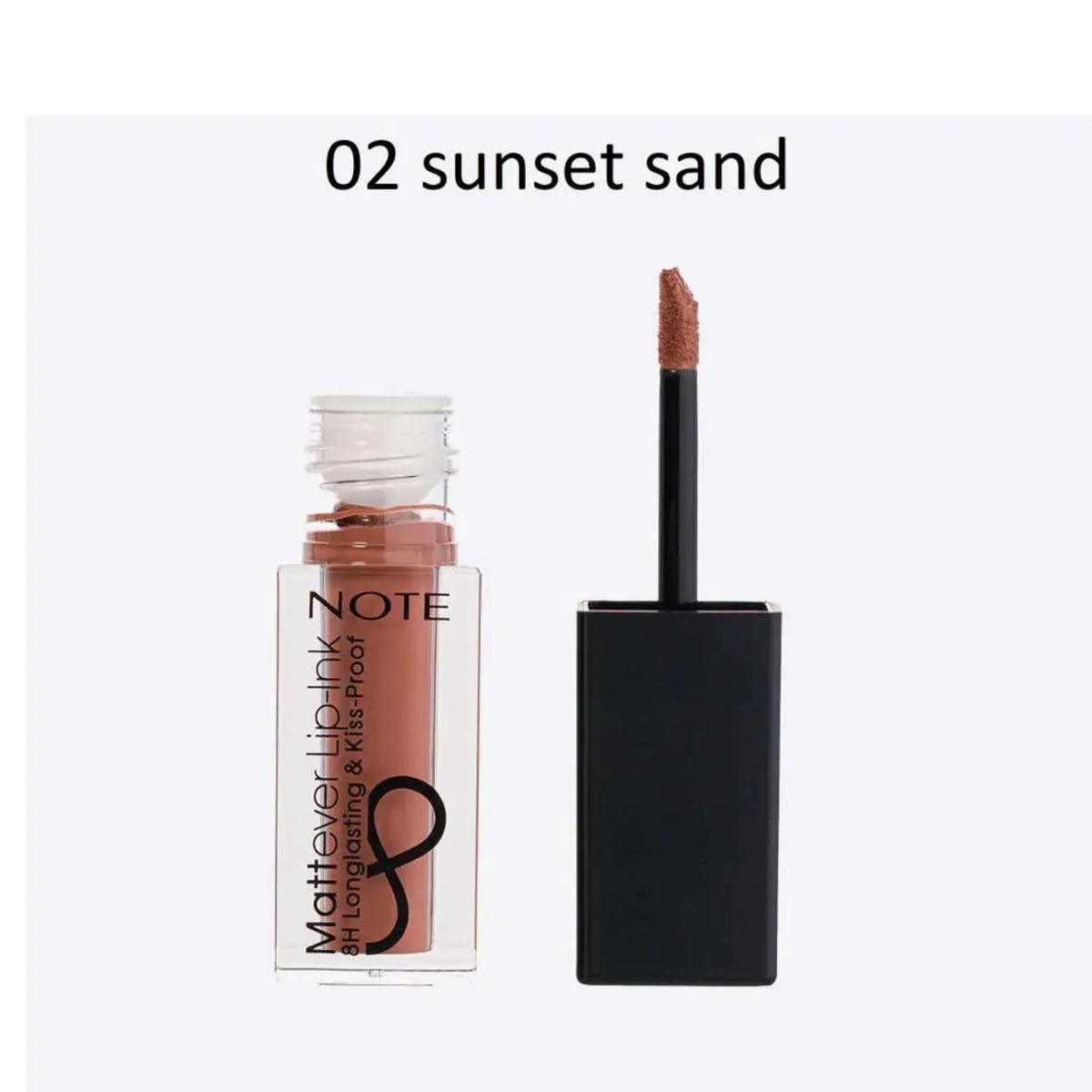 Note Mattever Lip Ink Kiss Proof - 02 Sunset Sand