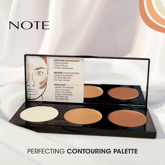 Note Perfecting Contouring Cream Palette Macadamia Oil Vitamin E - 01