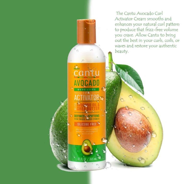 Cantu Avocado Hydrating Curl Activator Cream with Avocado Oil & Shea Butter-355ml