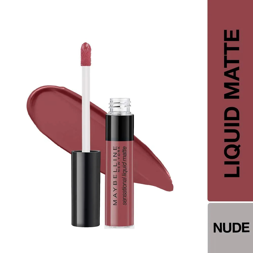 Maybelline New York Sensational Liquid Matte Lipstick - 06, Best Babe