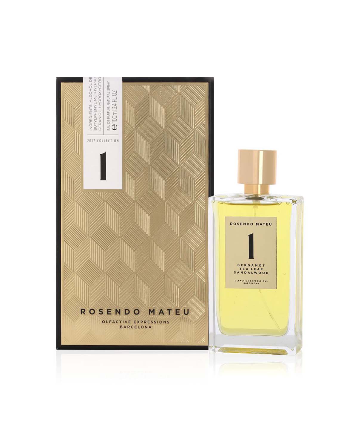 Rosendo Mateu Nº 1 Bergamot, Tea Leaf, Sandalwood for Unisex - EDP - 100ml