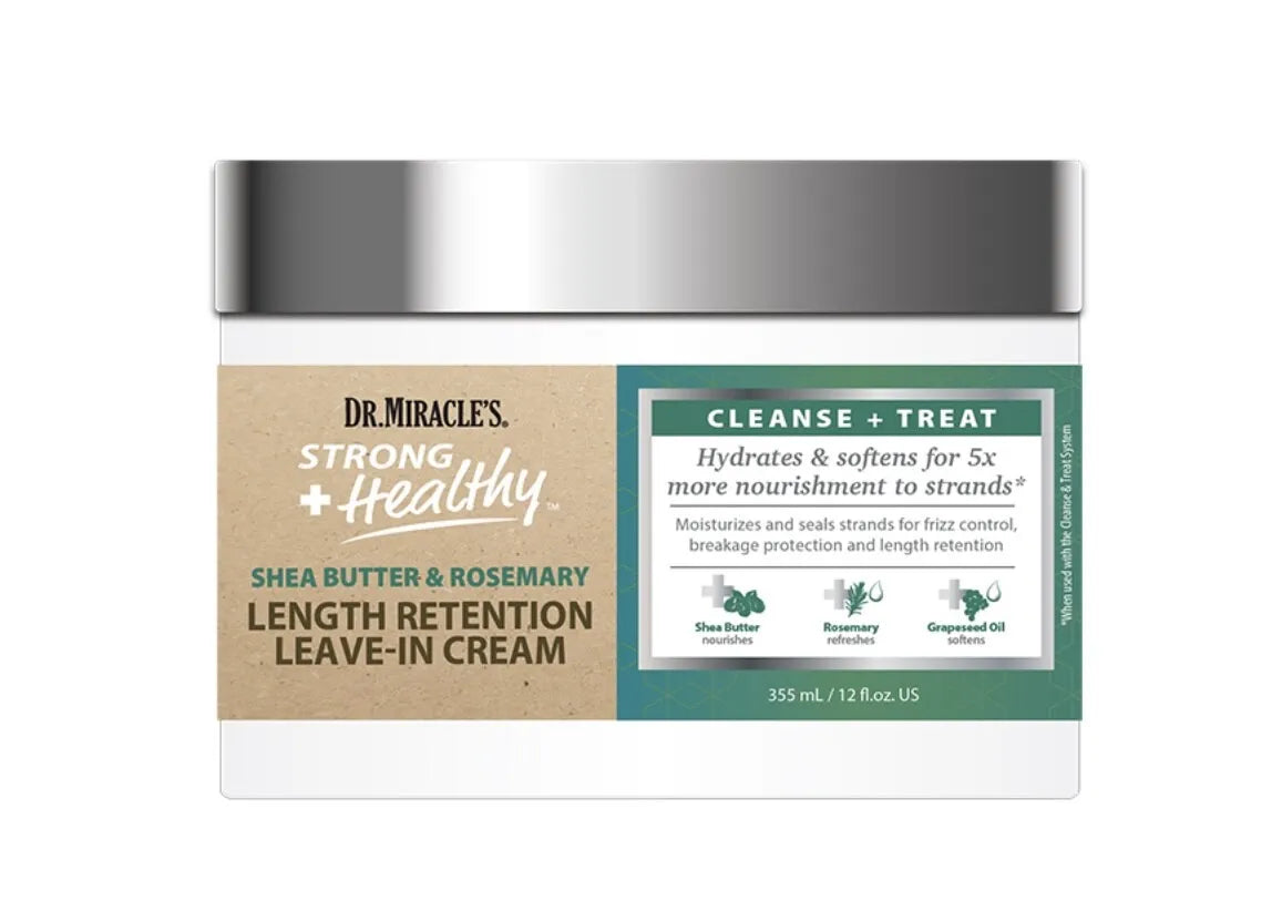 Dr.Miracle's Strong & Healthy Length Retention Leave In Cream - 340gm