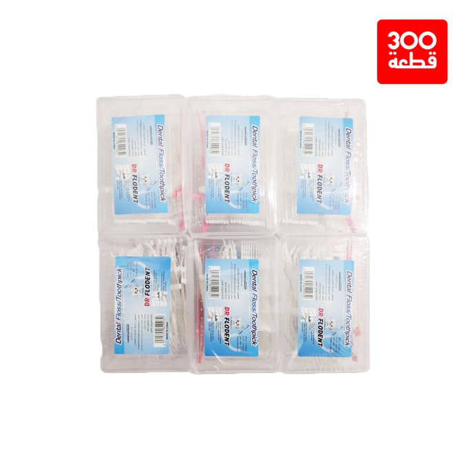 Dental Floss/ Toothpick By Dr Flodent - 300pcs