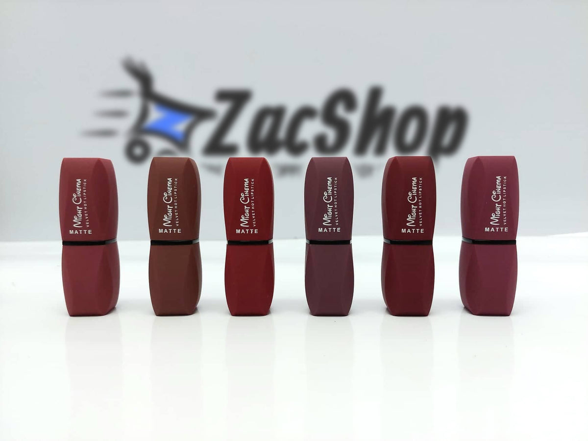 Lipstick Matte by Might Cinema Color Collection - B - (6 Pcs)