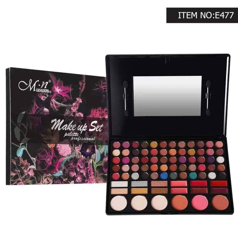 Makeup Set Palette Professional 78 Colors by Me Now m.n - E477