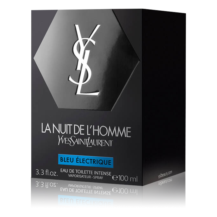 La Nuit De L'homme "Bleu Electrique" Yves Saint Laurent - EDT Intense - 100ml