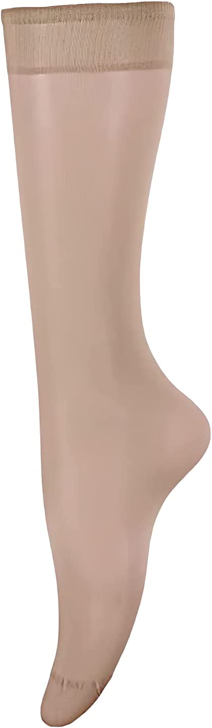 Silvy Pack Of 6 Pairs Of Silvy Knee High Stretch Socks Beige 1