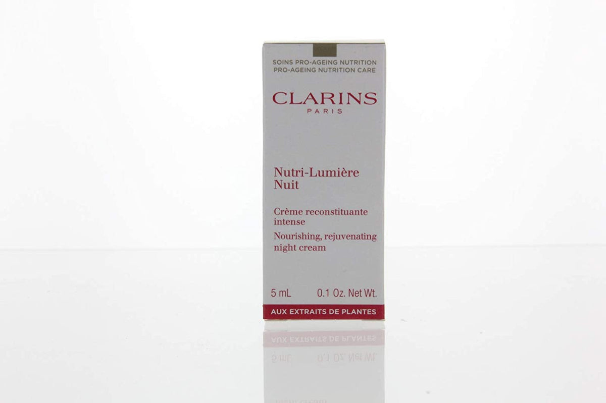 Clarins Nutri Lumiere Nuit Nourishing Rejuvenating Night Cream, All Skin Types - 5ml