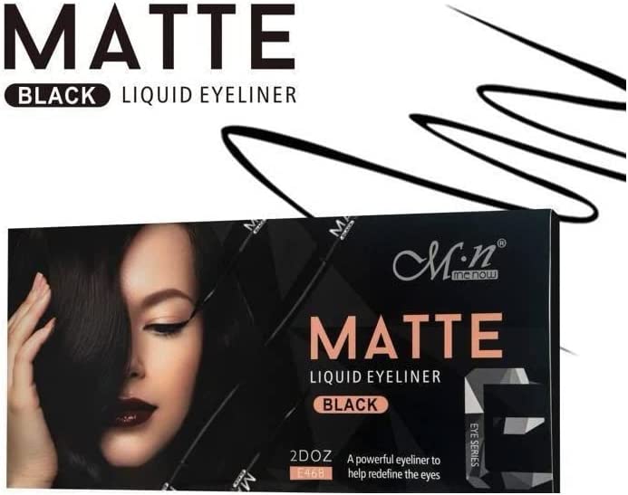 M.N Liquid Eyeliner Matte Black Dramatic Effect