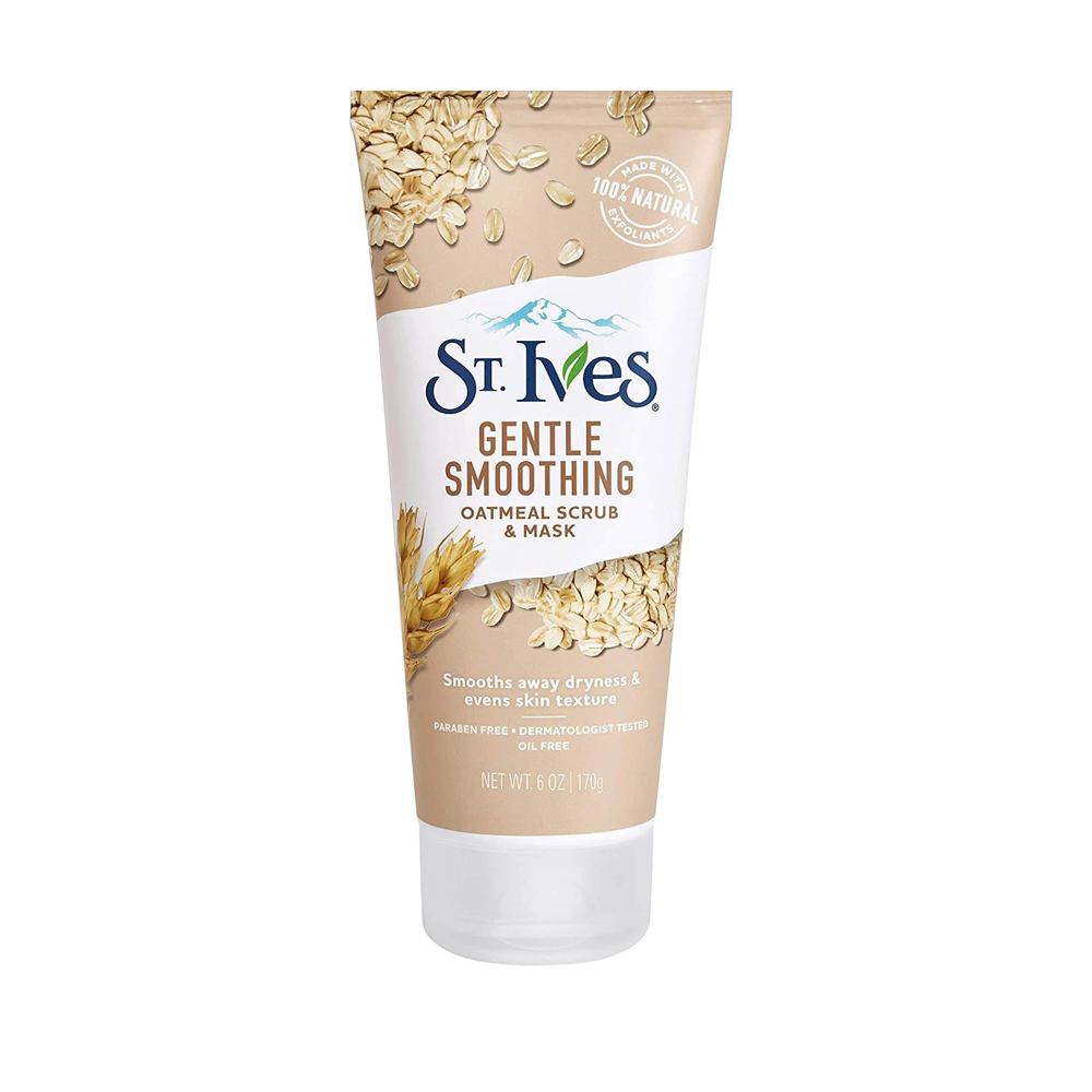 Oatmeal Scrub & Mask Gentle Smoothing "Paraben Free" 100% Natural - 170g