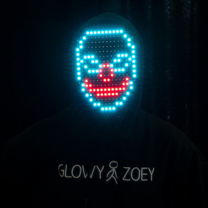 LED Changing Mask Glowy Zoey