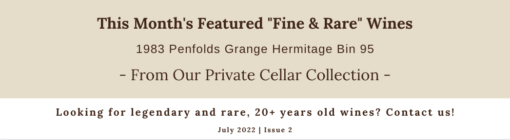 Barrels & Beyond PH: Private Cellar Collection - 1983 Penfolds Grange Bin 95