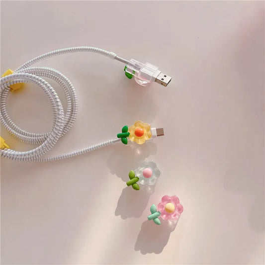 Cute Daisy Flower Case for Airpods 1&2 with Keychain, MAYCARI Floral Design  Cute Protective Soft TPU…See more Cute Daisy Flower Case for Airpods 1&2