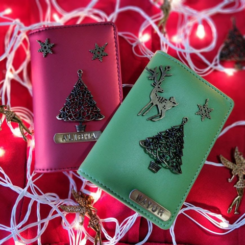 Christmas theme Passport Covers