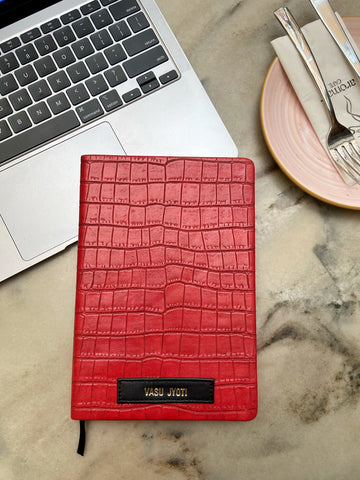 TPC gifts Red Croco Customized Diary