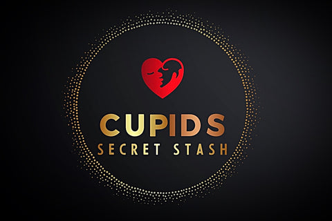 Shop, sex, toys, store, buy, best, Cupid, secret, stash, heart, love, kiss, couple, circle, glitter, logo
