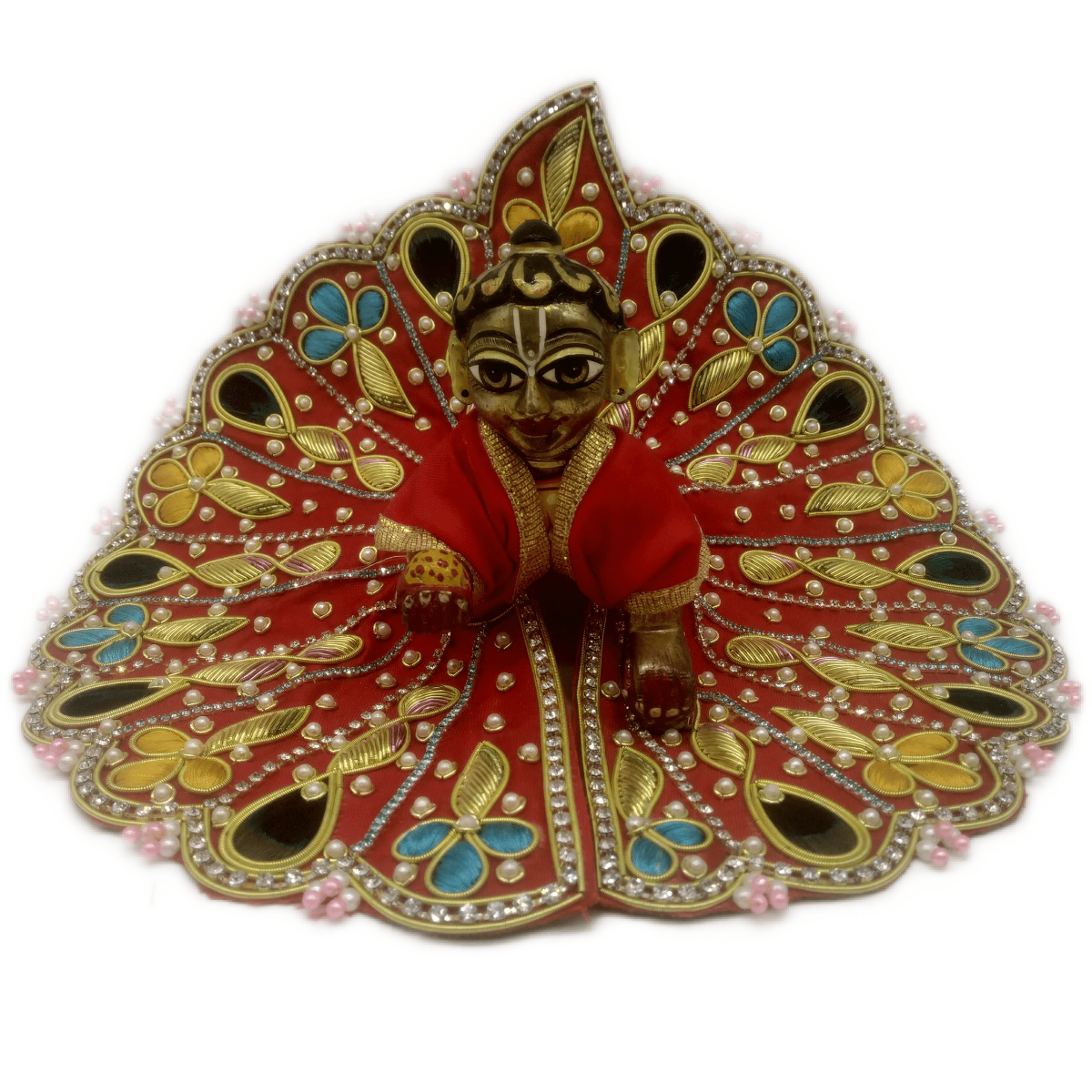 Kanha Poshak 7-NO FLOWER DRESS WITH POUNCH-1PCS FOR BAL GOPAL JI Dress  Price in India - Buy Kanha Poshak 7-NO FLOWER DRESS WITH POUNCH-1PCS FOR  BAL GOPAL JI Dress online at Flipkart.com