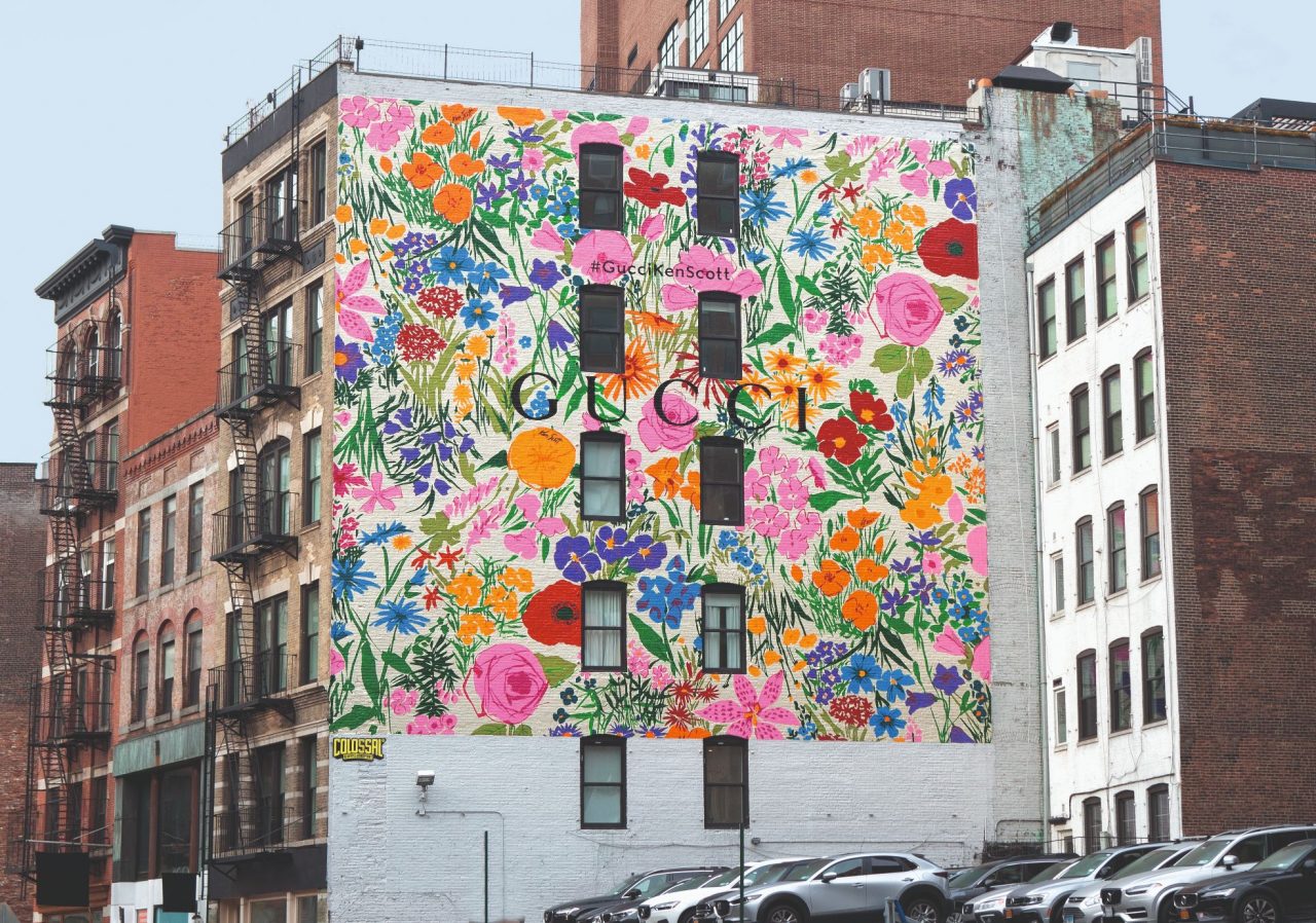 Gucci Art Wall NYC