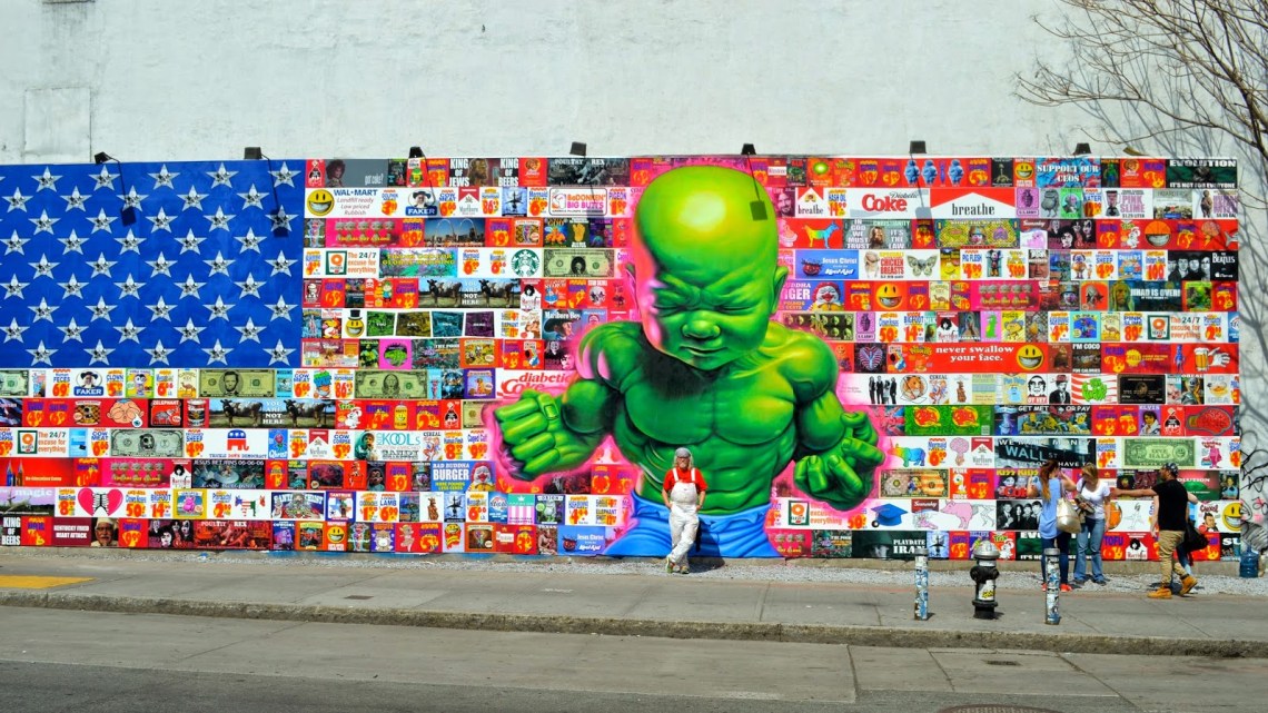 Houston Bowery Graffiti Wall NYC