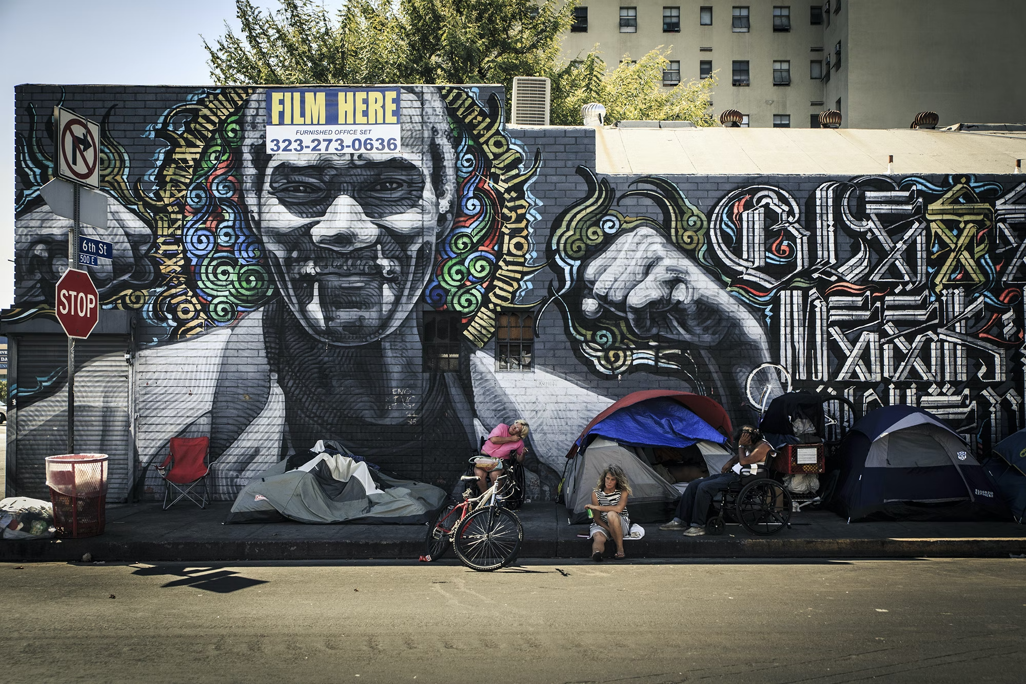 Skid Row Mural LA