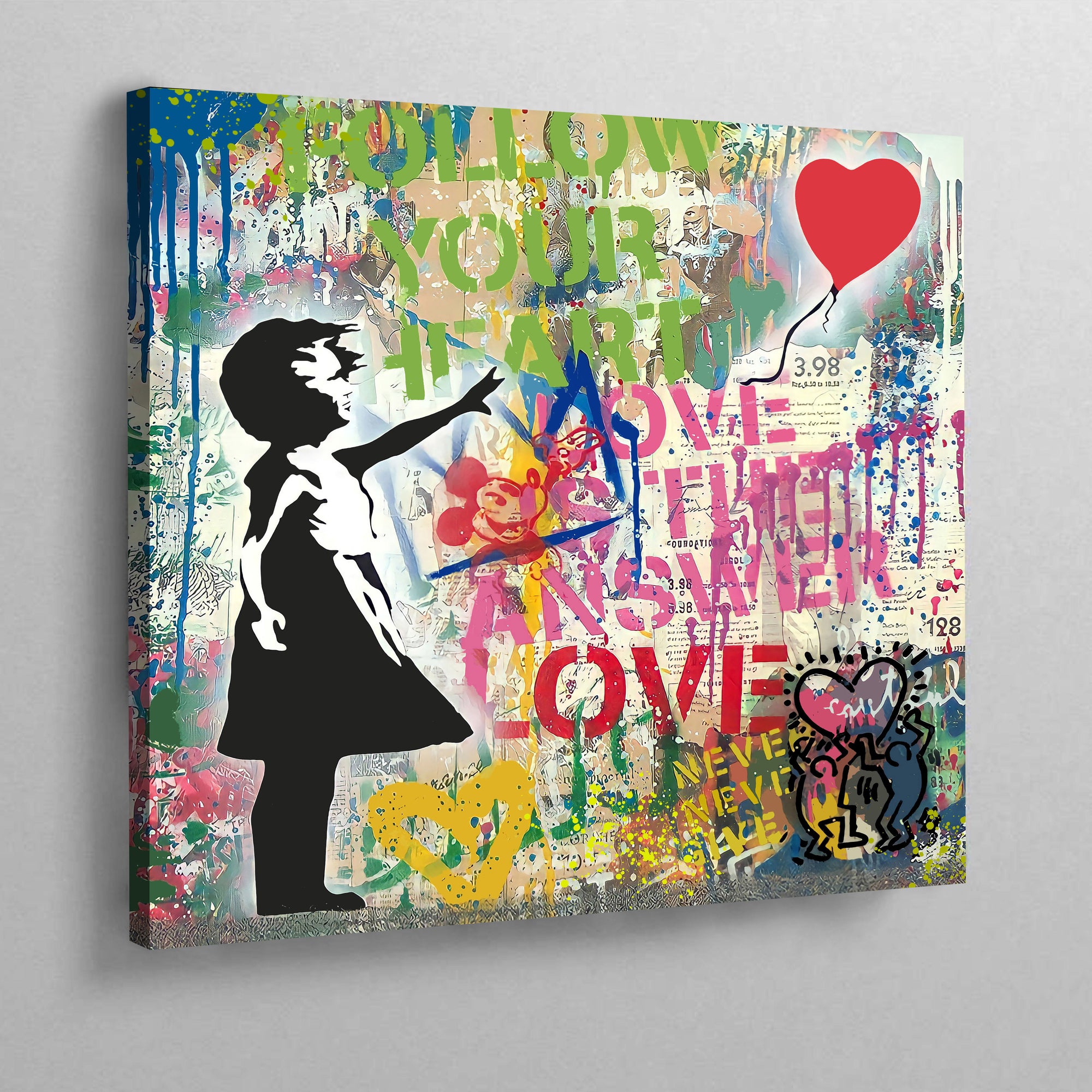 Banksy-Inspired Art: Blossoms of Innocence Wall Poster - Girl with Y –  AVANTGAART