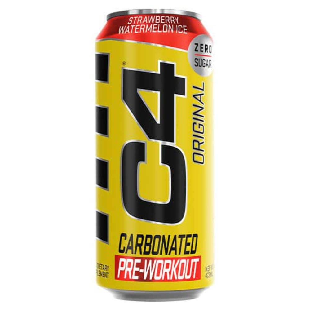 Cellucor C4 Carbonated Drink Strawberry Watermelon Ice 473ml Nutrition Plus