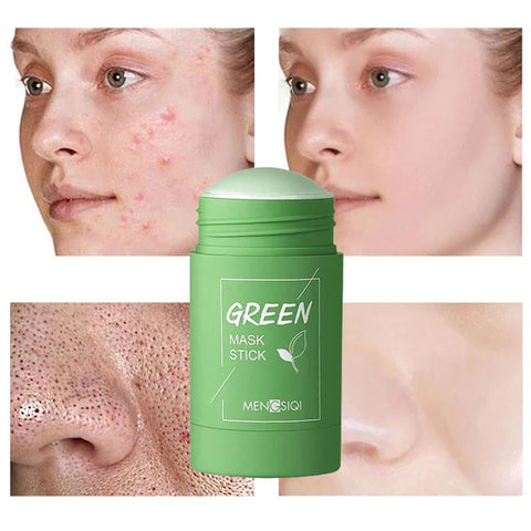 Makeupgcg - GREEN MASK STICK La máscara está diseñada para purificar tu  piel a fondo, limpiar tus poros y eliminar los puntos negros, al mismo  tiempo pule la piel para una tez