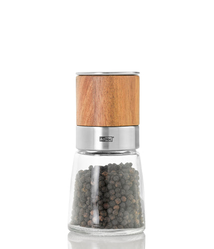 2pc Acacia Turned Salt Shaker and Pepper Grinder Set - Threshold™