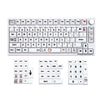 Gamakay 132 Keys White Lovely Milk Cow Keycaps Set