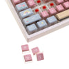 Gamakay 138 Tasten Rainbow Side Transparent Keycaps Set