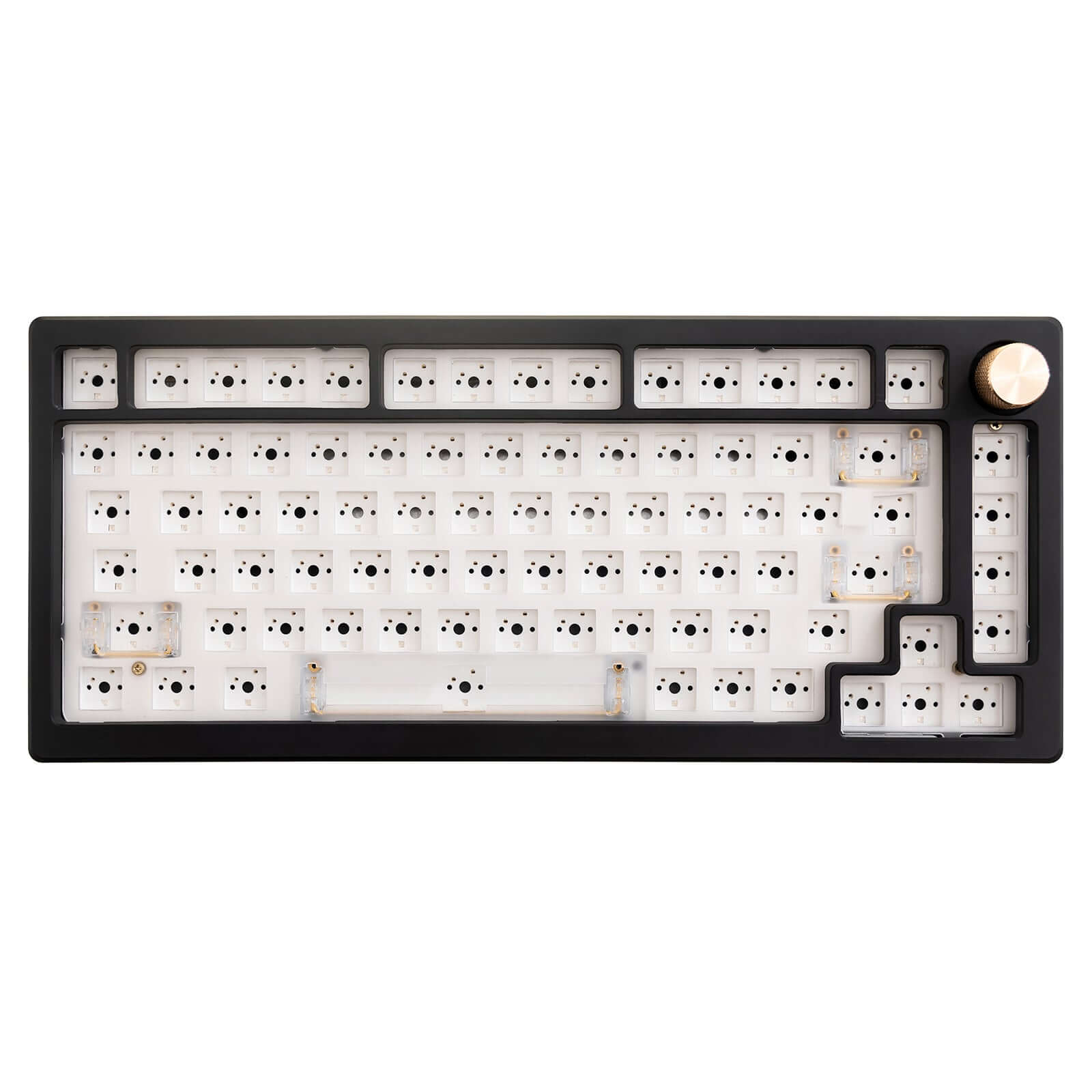 GamaKay SN75 75% Mechanical Keyboard Kit Sequin Set
