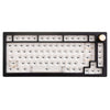 The SN75 mechanical keyboard kit is available in two colors: Black and wite 