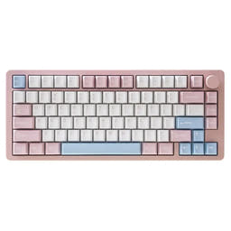 Gamakay TK75PRO 75% Wireless Custom Mechanical Aluminum Alloy Keyboard as variant: Pink