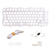 The SN75 mechanical keyboard kit suppots to modifty in the Gasted-mounted top structure. The position plate isaluminum